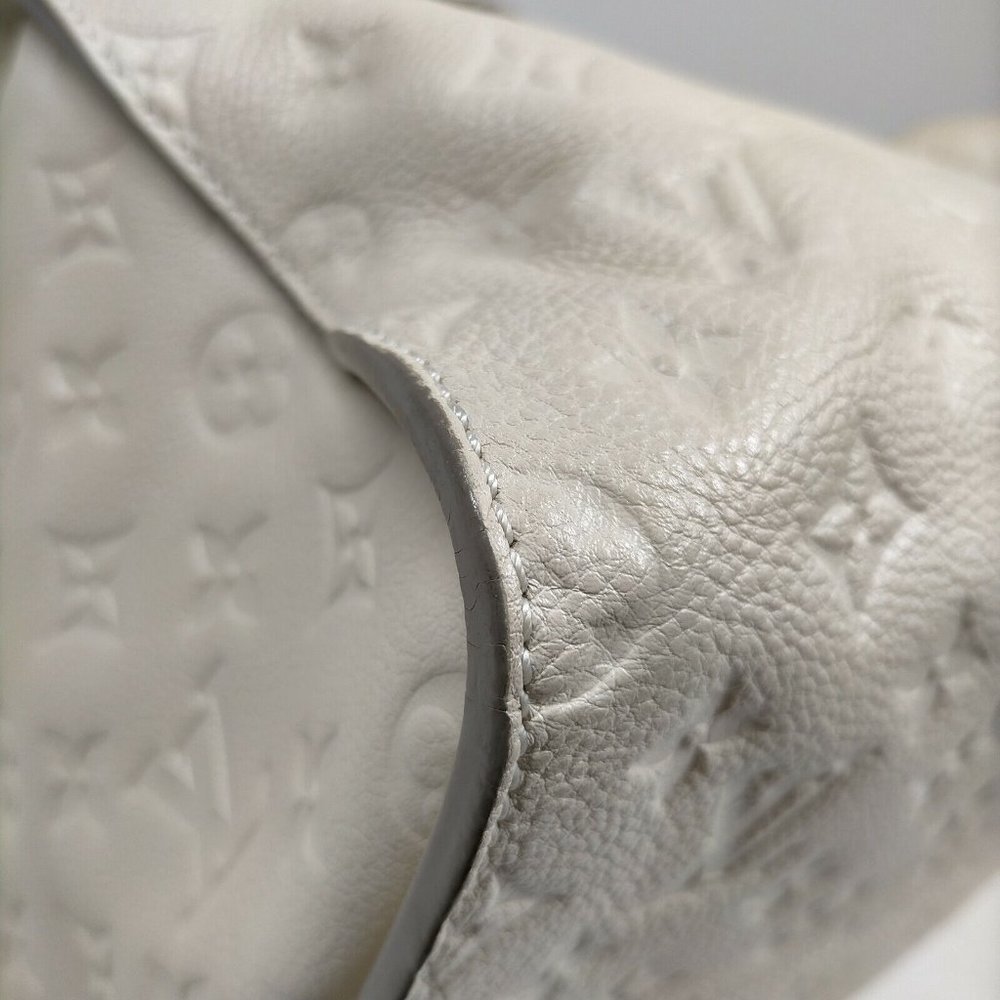 authentic LOUIS VUITTON White Monogram Empreinte Leather Inspiree Bag - Picture 12 of 16